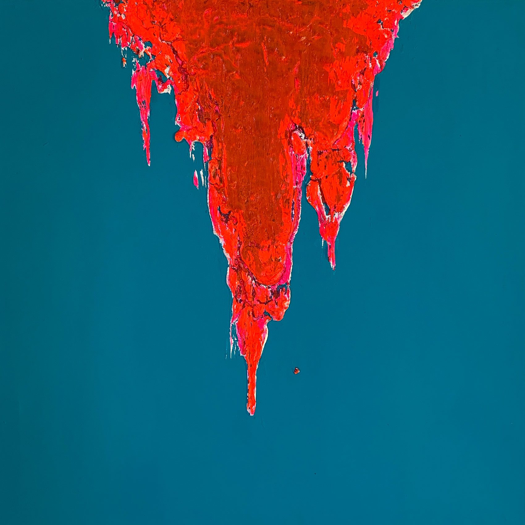 OrangeDreams, 2023— opera materica di Patrizia Cognetti