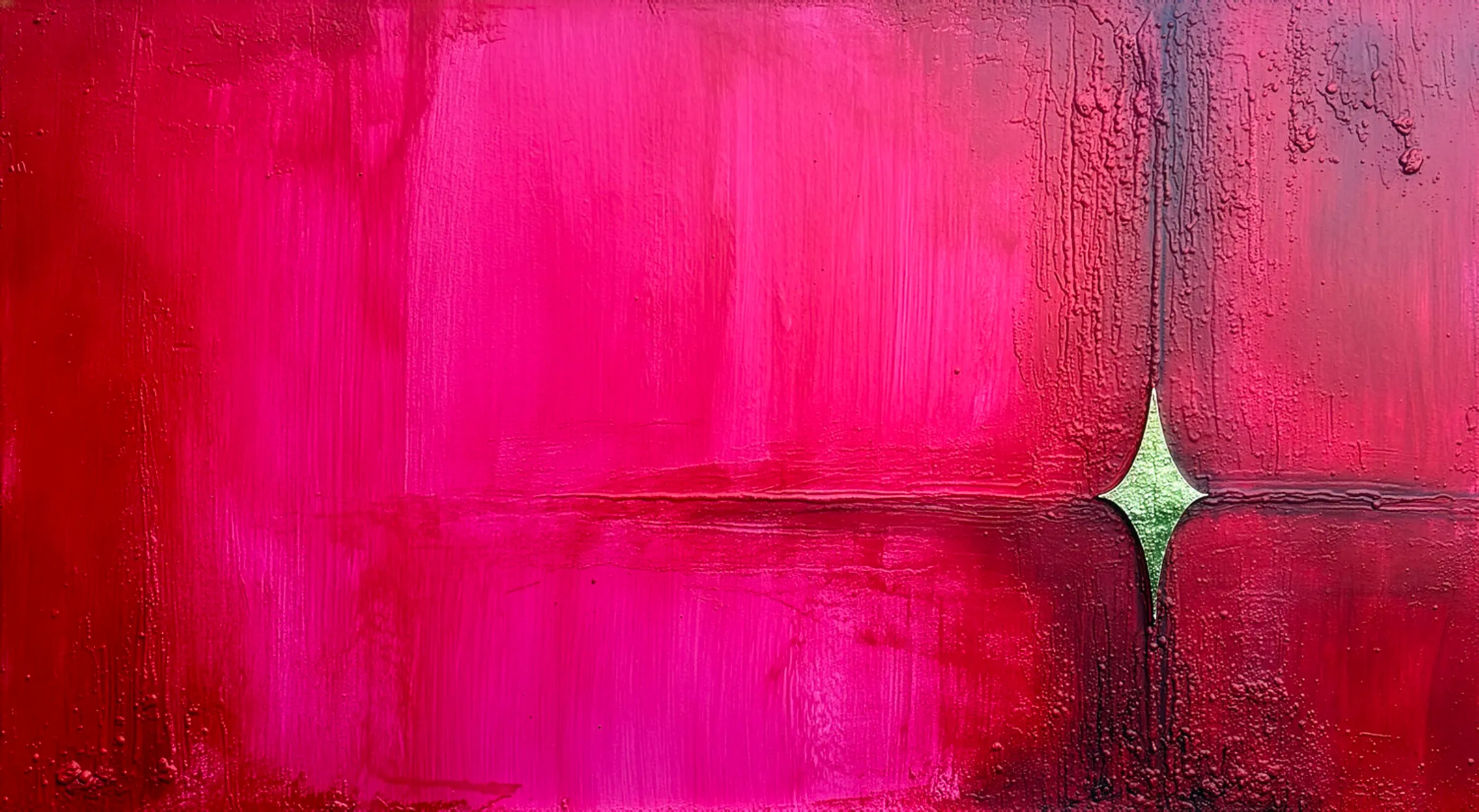 DiamanteRosso, 2024 — opera materica di Patrizia Cognetti