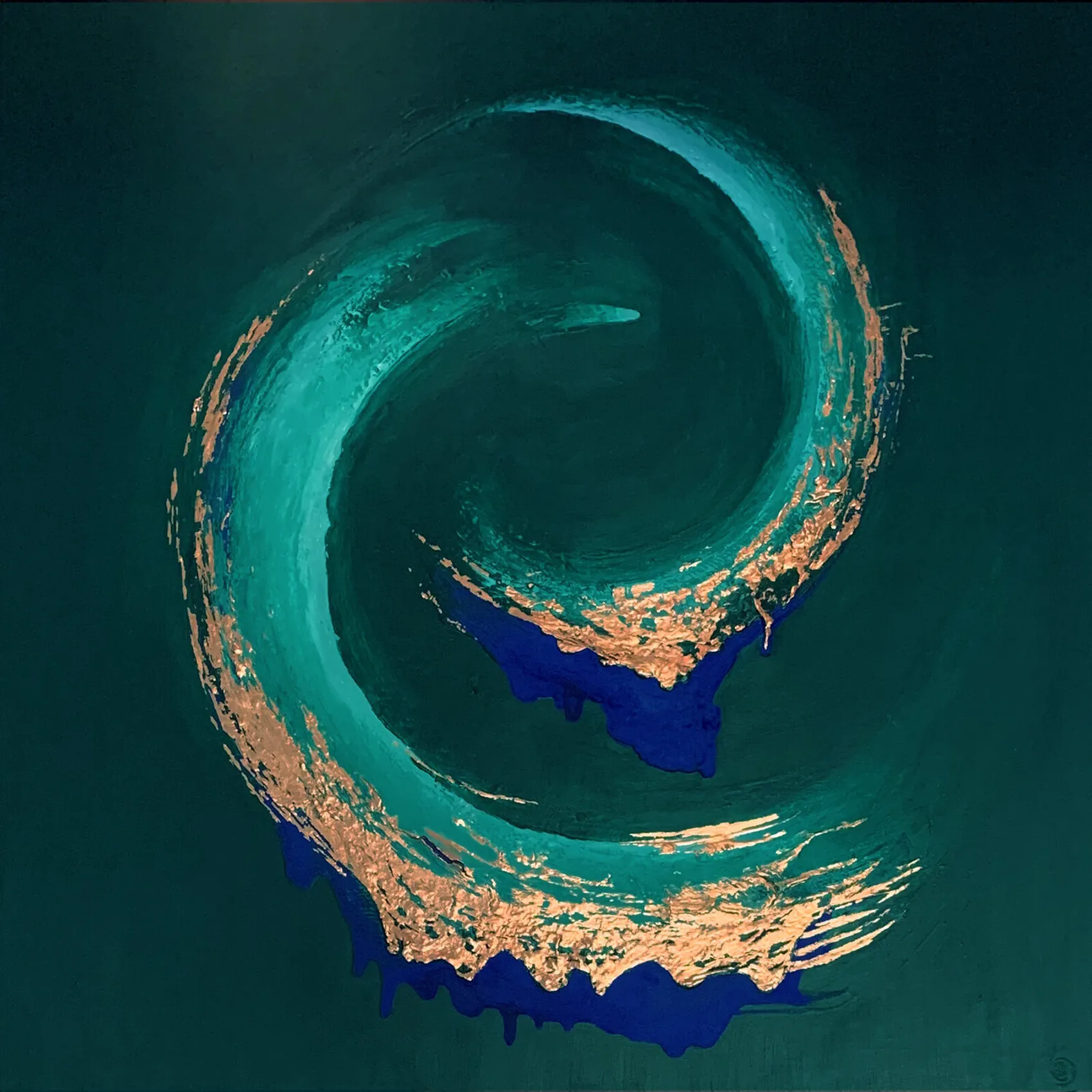 VorticeInOlimpo, 2019 — opera materica di Patrizia Cognetti